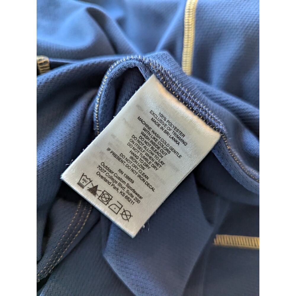 Columbia Golf Men's XL NAU Lumberjacks OmniWick 1/4 Zip Pullover Long Sleeve - Picture 7 of 8